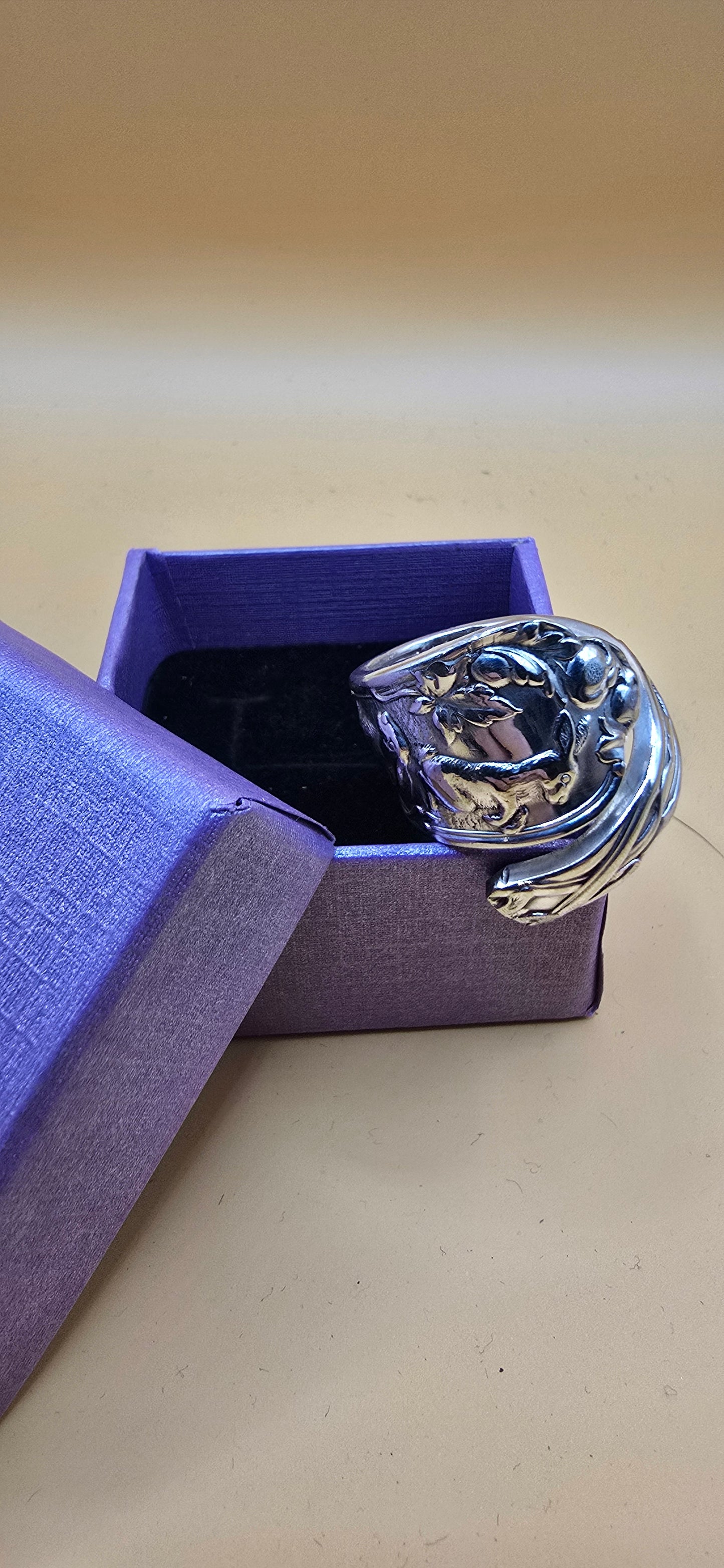 show your love for rabbits with this elegant wrap ring