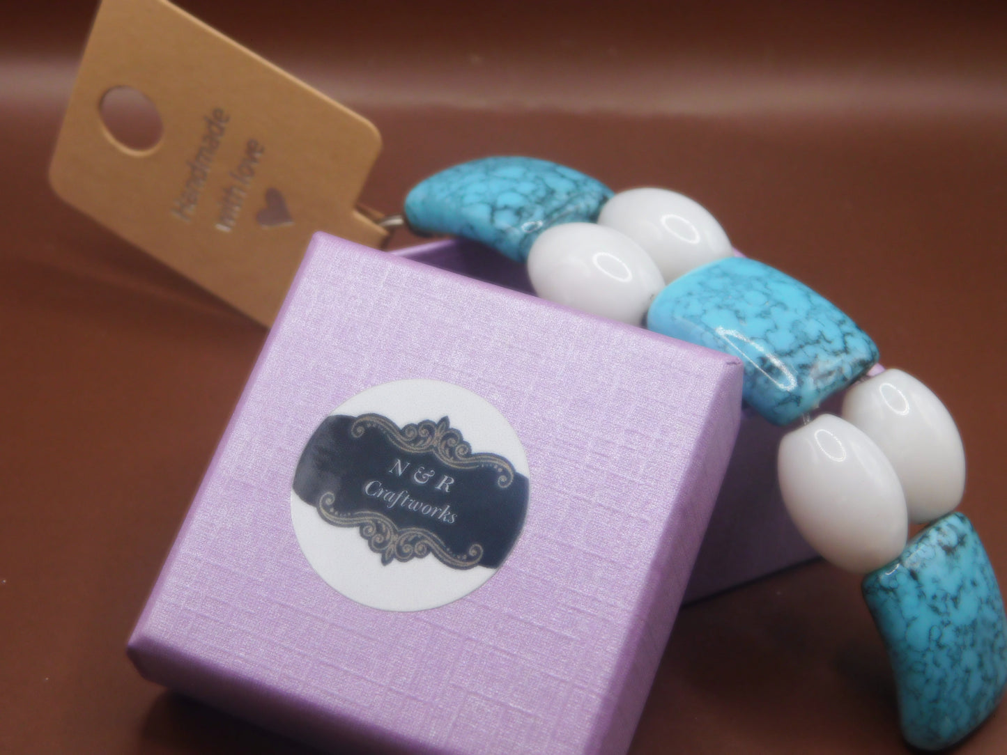 Repurposed Vintage Beads Transformed into a Keychain