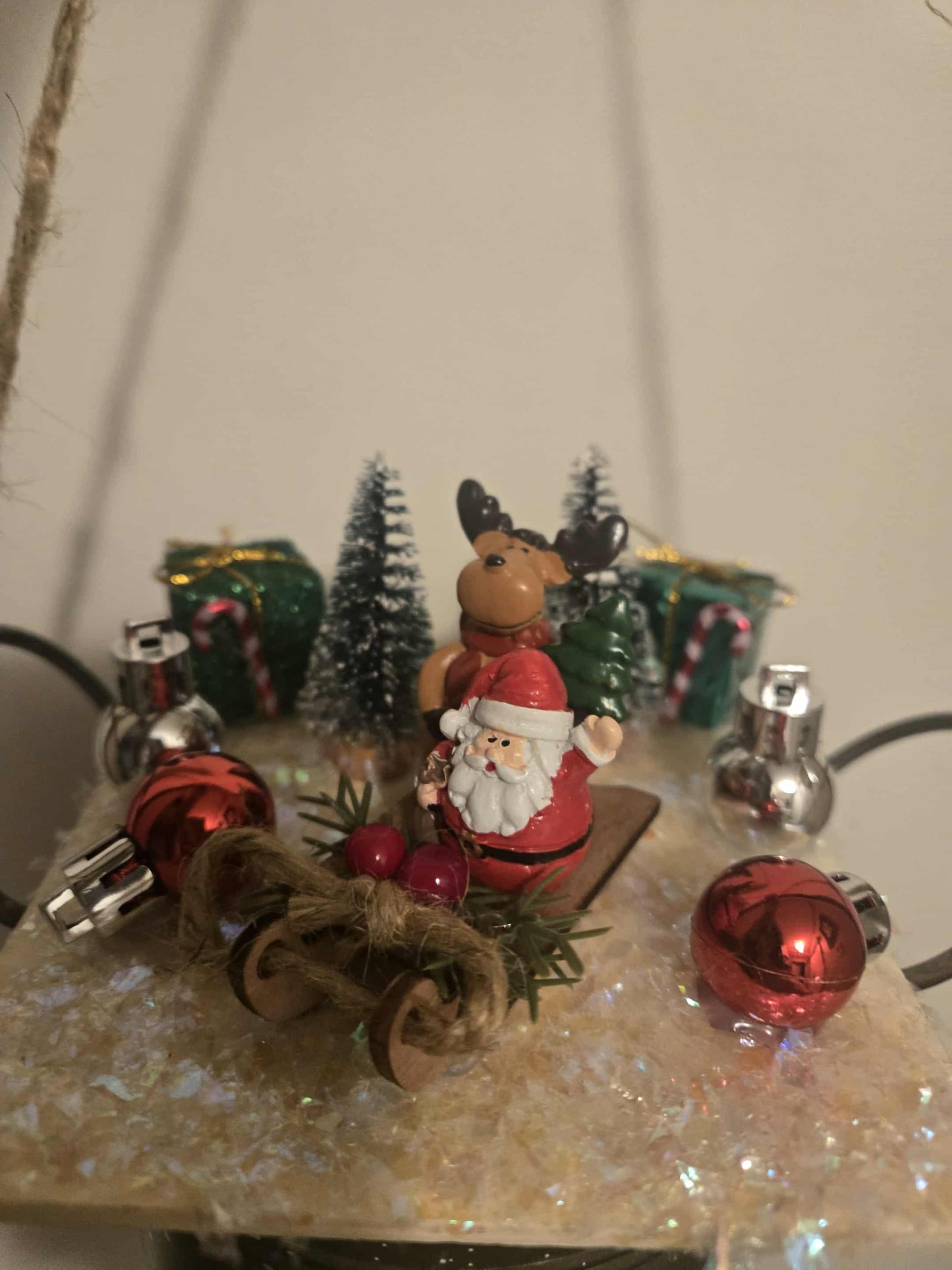 One of a kind windchime perfect for the holidays