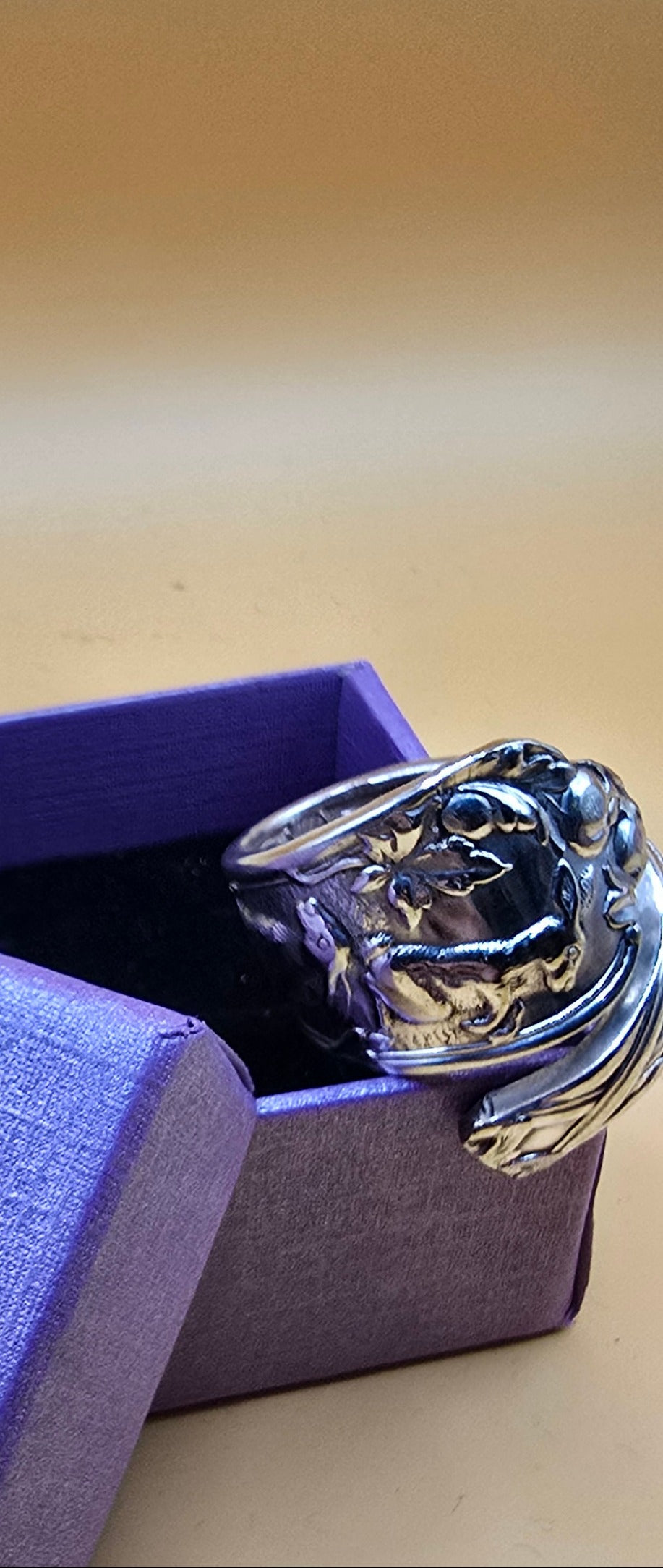 show your love for rabbits with this elegant wrap ring