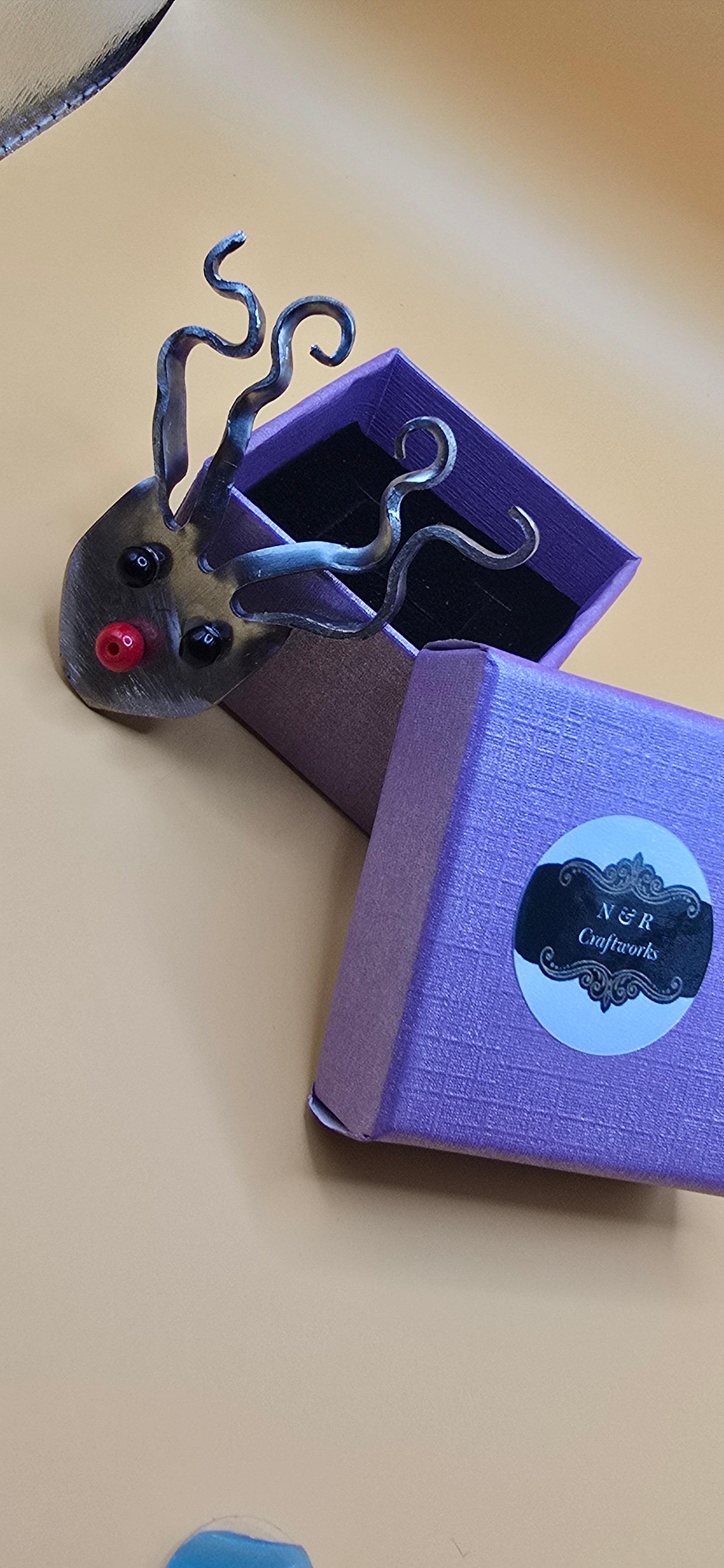 Celebrate Christmas with this unique vintage ornament