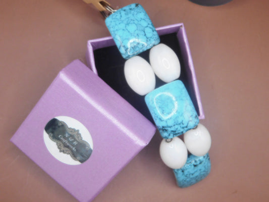 Repurposed Vintage Beads Transformed into a Keychain