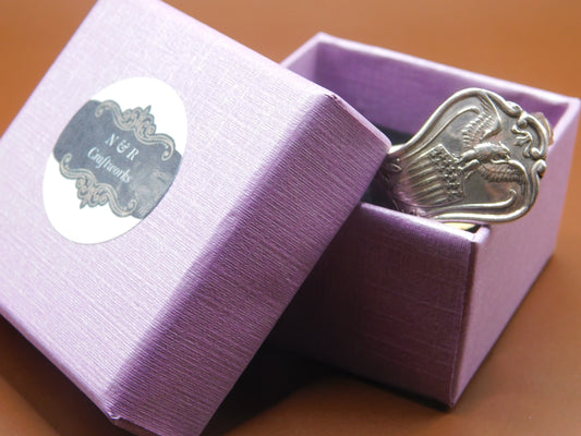 Show off your state pride with this Alabama State Spoon Ring