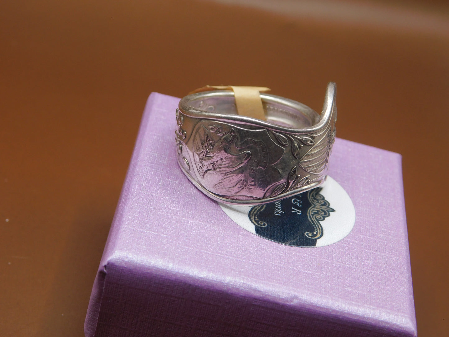 Show off your state pride with this Alabama State Spoon Ring