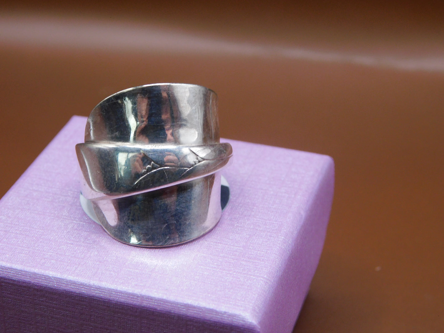 Elegant Piece of Repurposed Spoon Ring