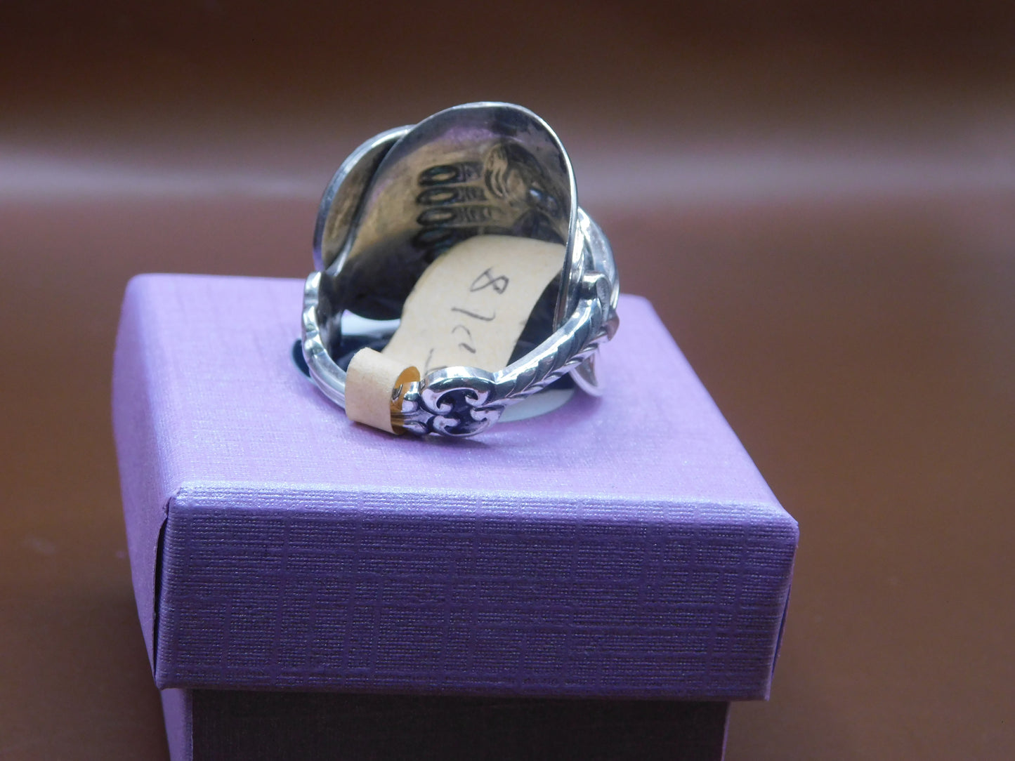 1980 Christmas Repurposed Spoon Saddle Ring