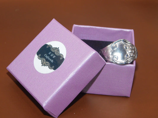 From Table to Treasure, repurposed spoon ring