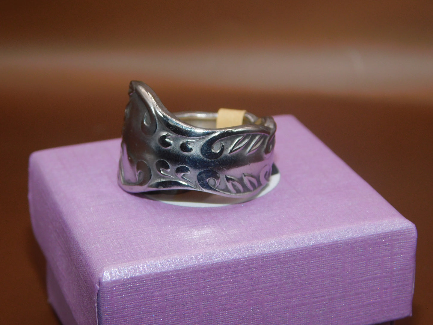From Table to Treasure, repurposed spoon ring