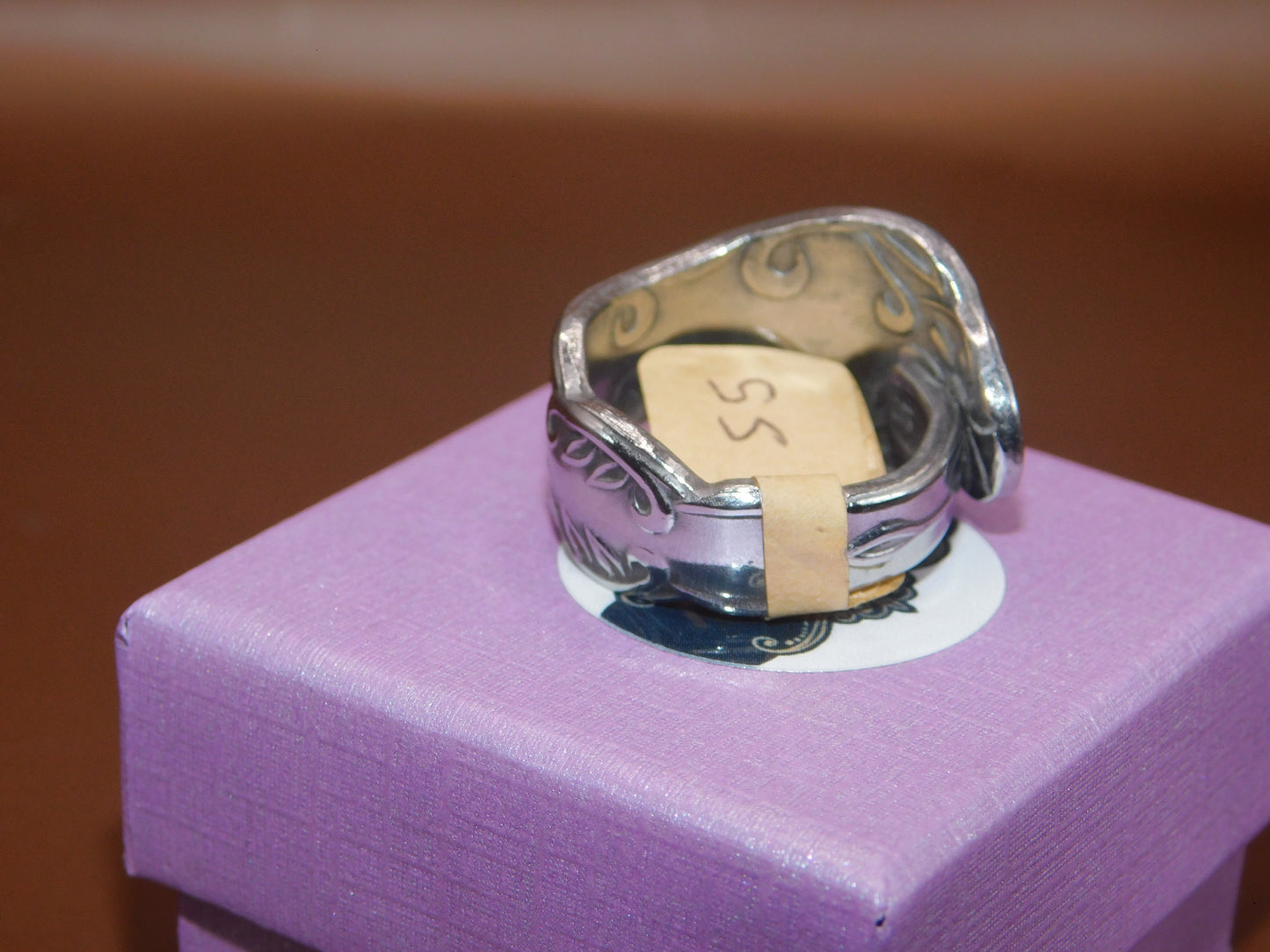 Elegance meets style in this repurposed spoon ring
