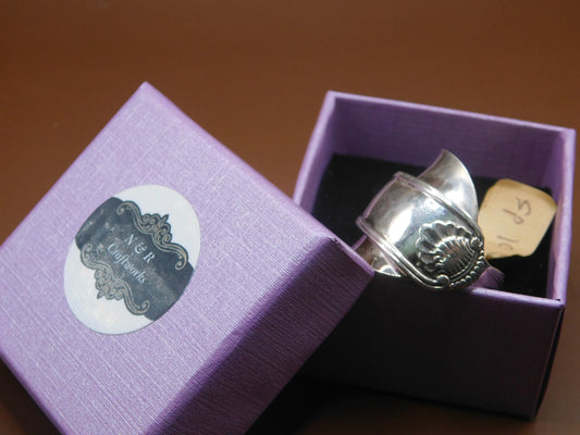 Beautifully Handcrafted Silver-plated Saddle Ring
