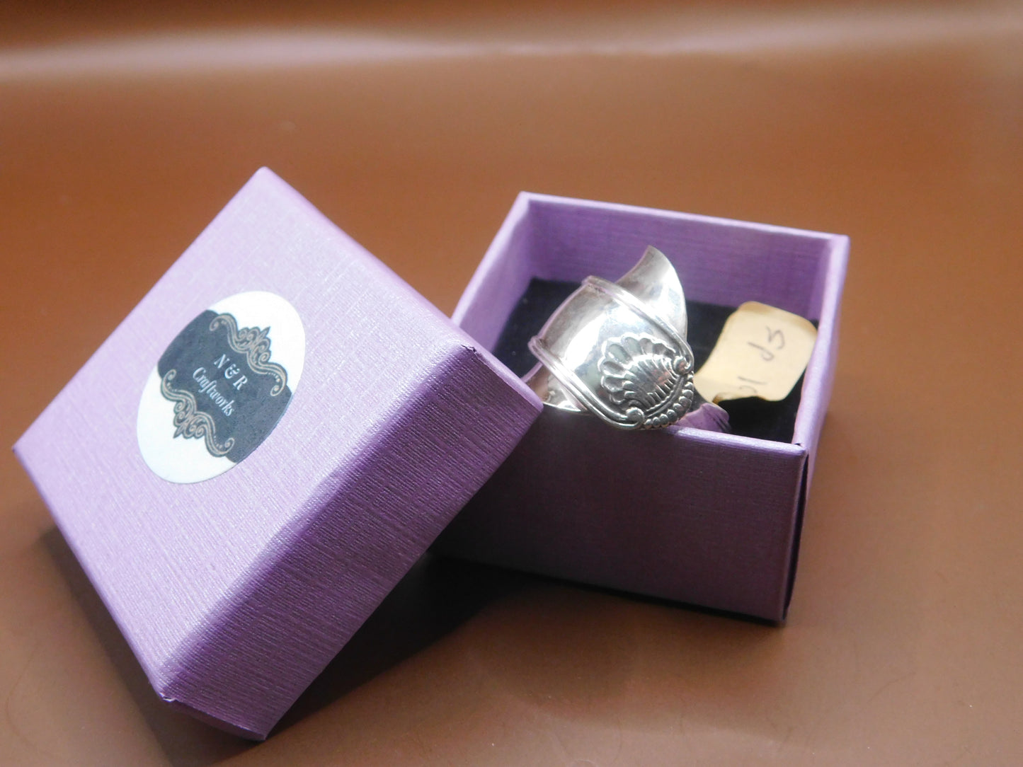 Beautifully Handcrafted Silver-plated Saddle Ring