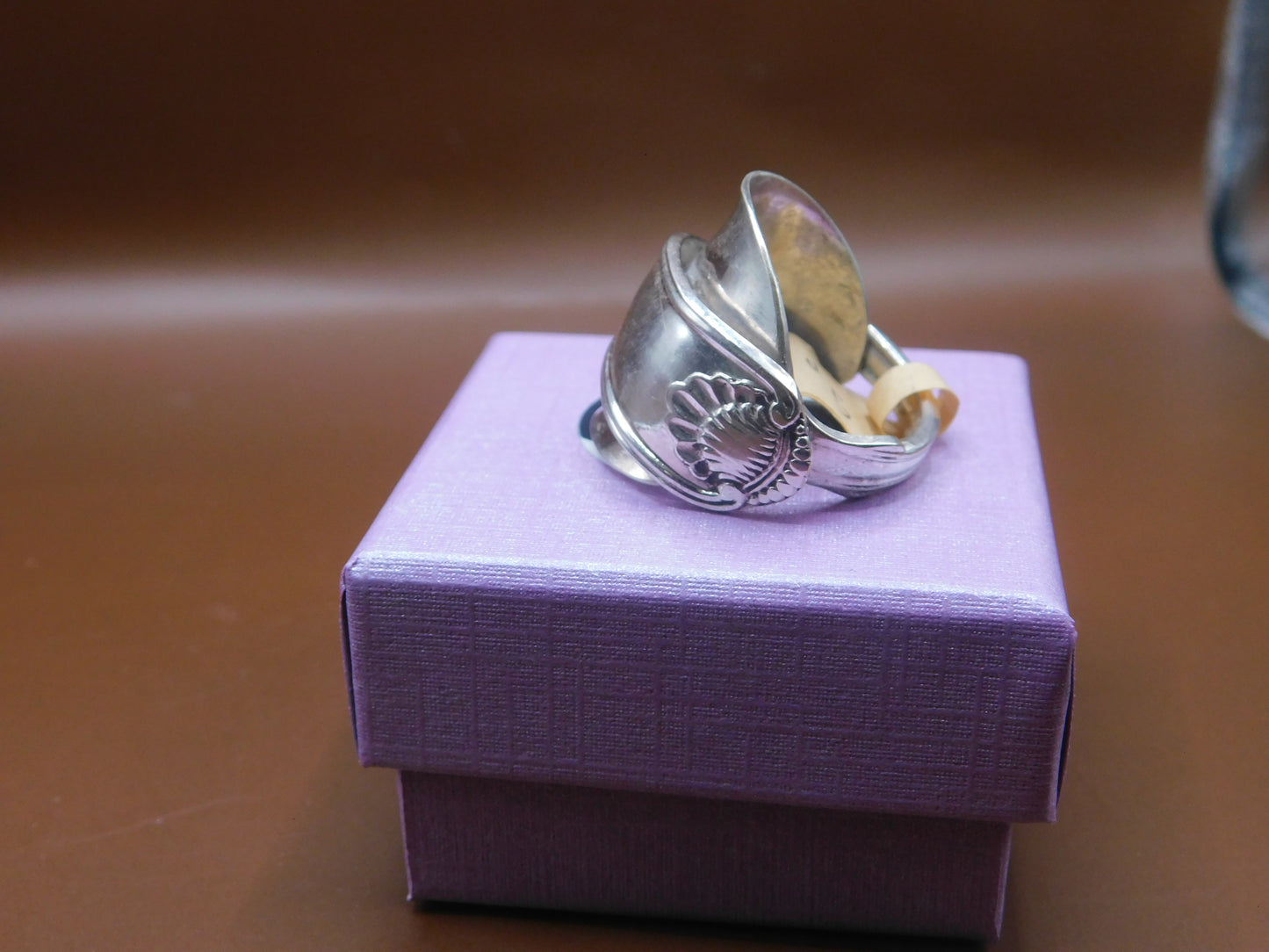 Beautifully Handcrafted Silver-plated Saddle Ring