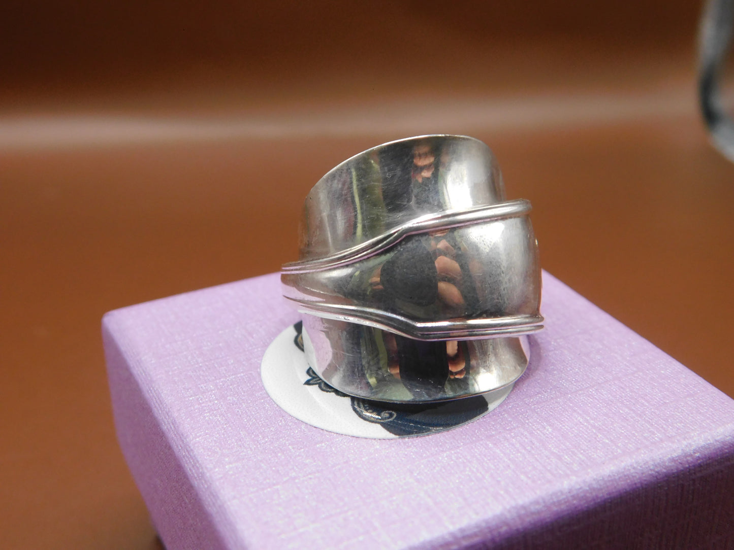 Beautifully Handcrafted Silver-plated Saddle Ring