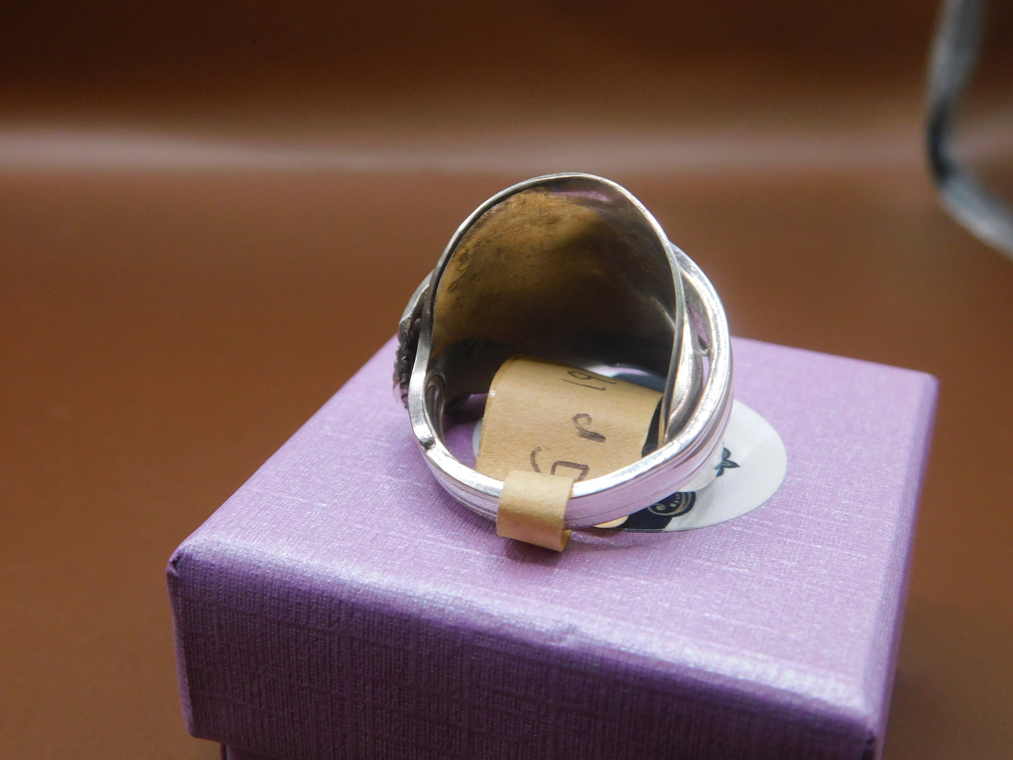 Beautifully Handcrafted Silver-plated Saddle Ring