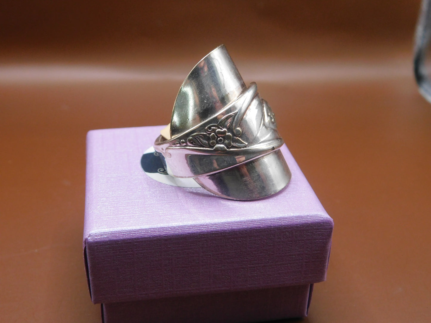 Beautiful, Elegant Gerber Baby Repurposed Spoon Ring