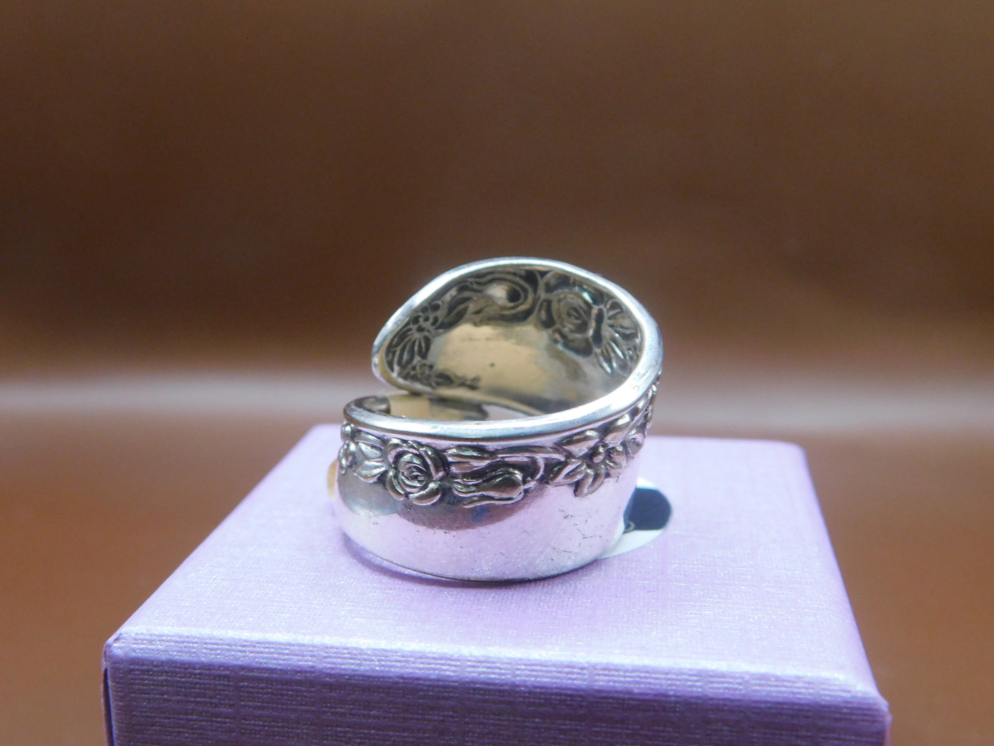 Beautiful Repurposed Spoon Wrap Ring