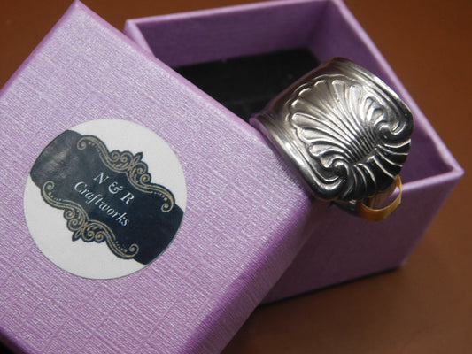 Stunning and beautiful repurposed spoon ring