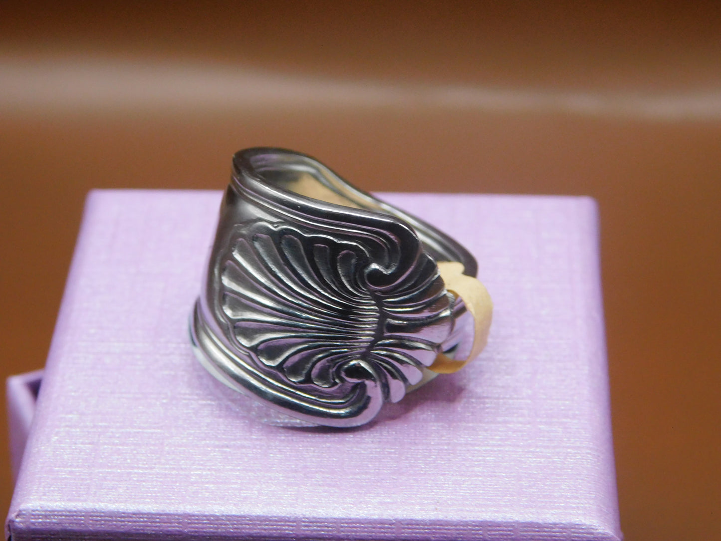Stunning and beautiful repurposed spoon ring
