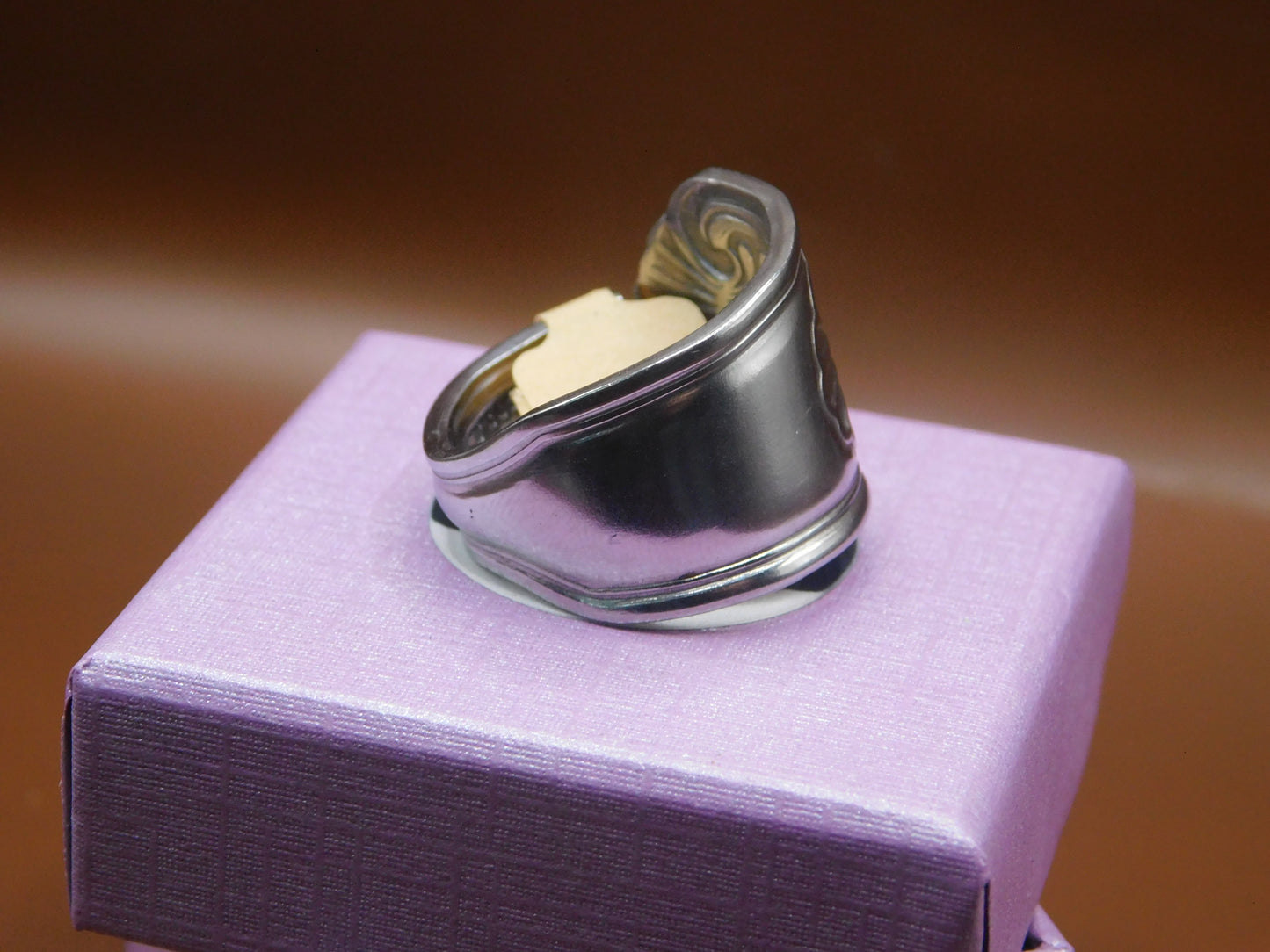 Stunning and beautiful repurposed spoon ring