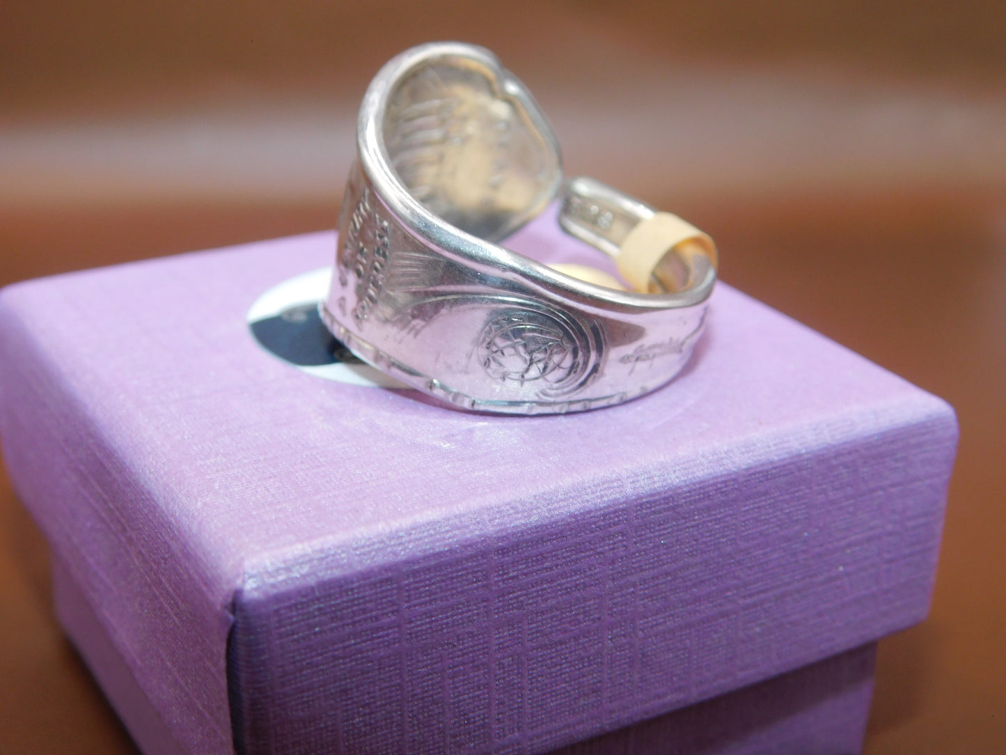 Own a piece of Americana History with this Repurposed 1939 Worlds Fair Spoon ring