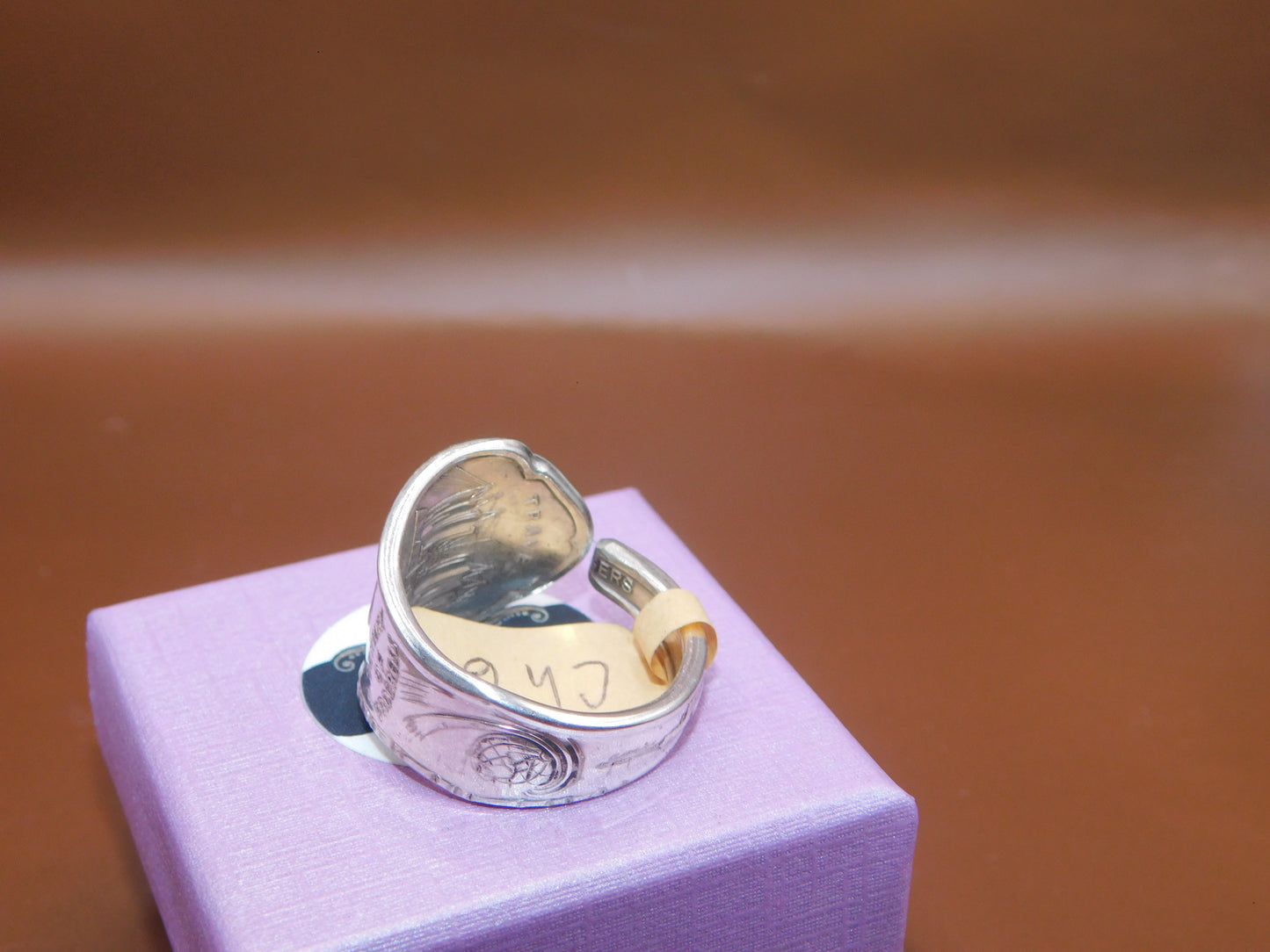 Own a piece of Americana History with this Repurposed 1939 Worlds Fair Spoon ring