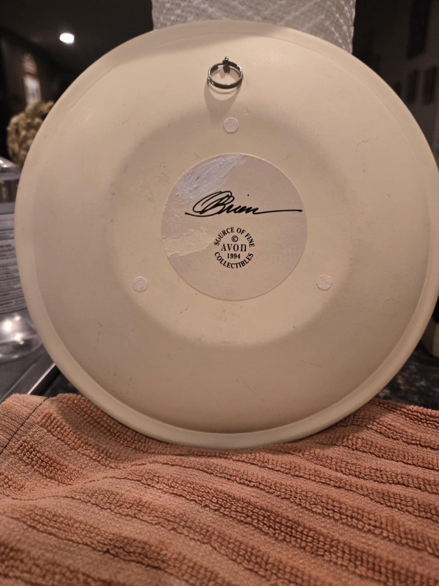 1994 Avon Blue Bird plate