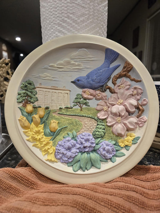 1994 Avon Blue Bird plate
