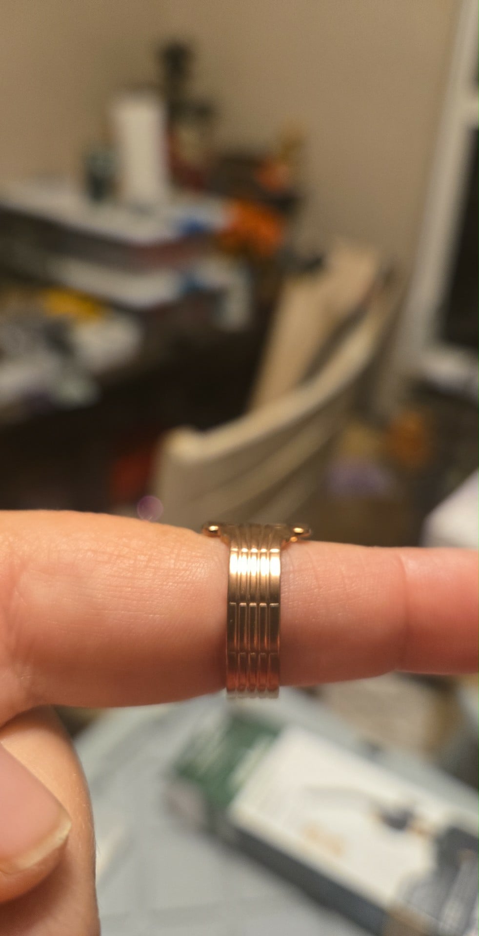 Guitar fret board ring