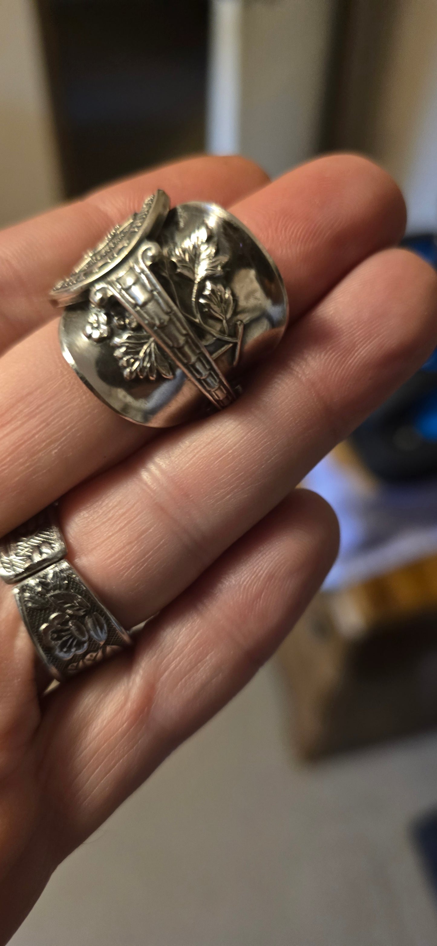Sterling silver Missouri saddle ring