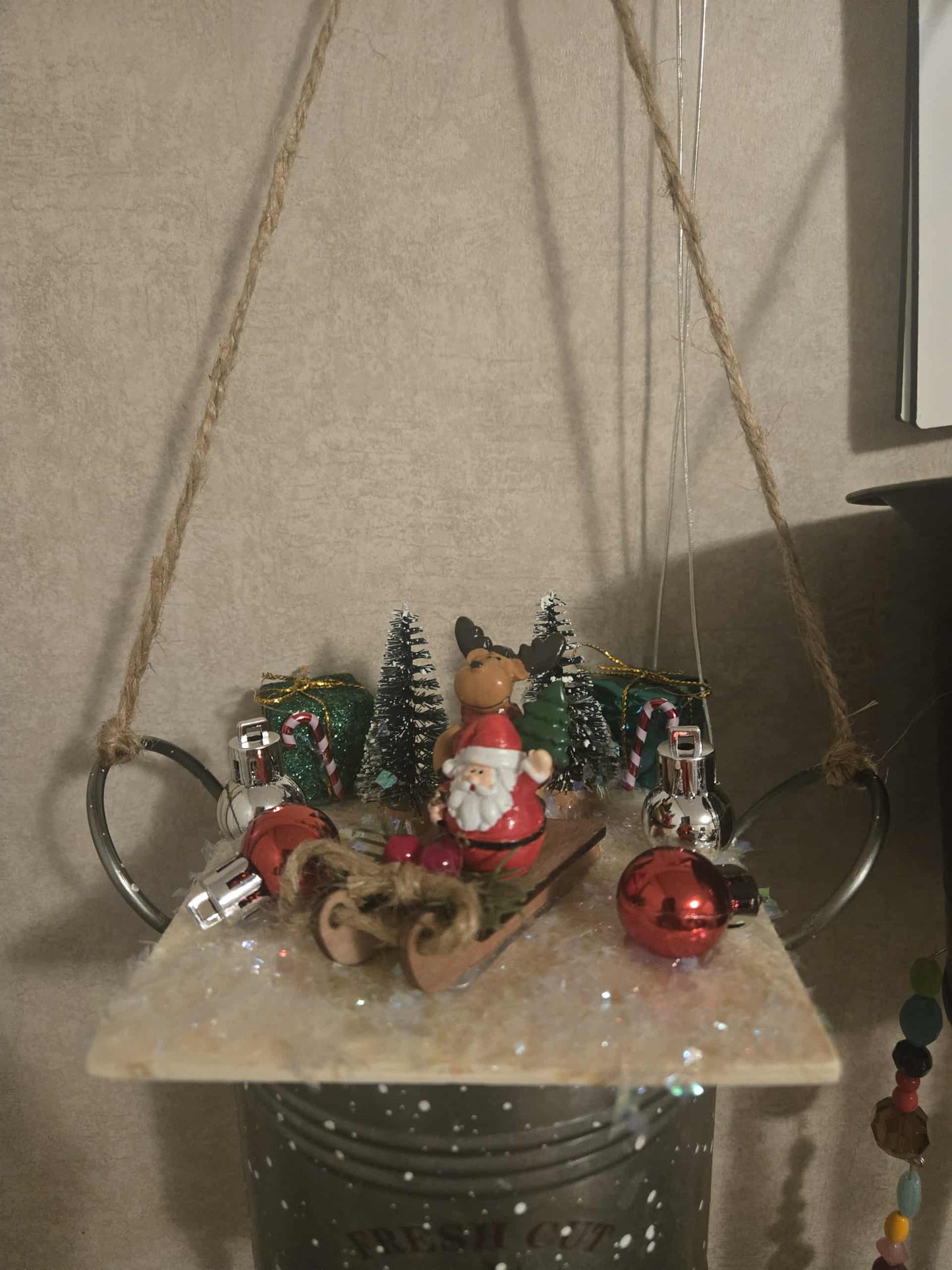 One of a kind windchime perfect for the holidays
