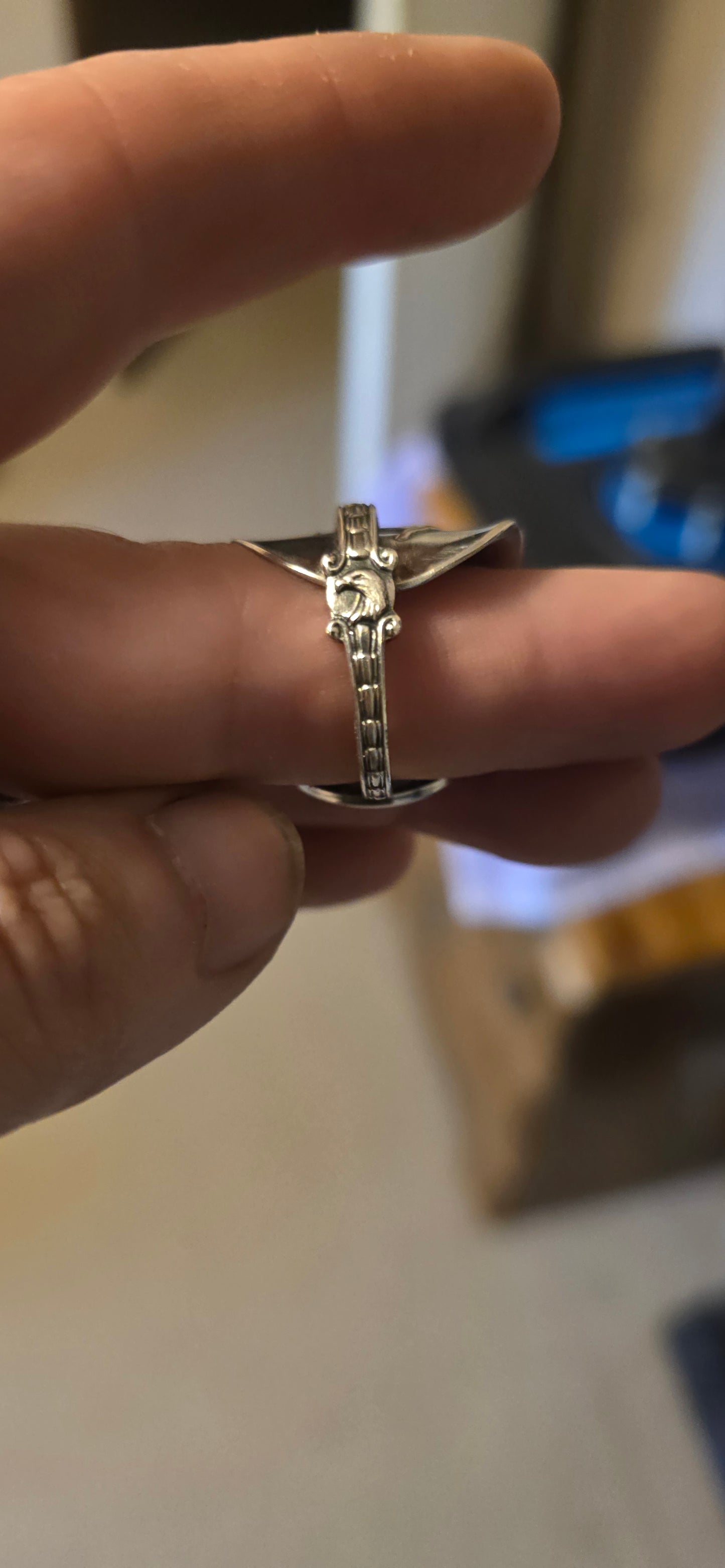Sterling silver Missouri saddle ring