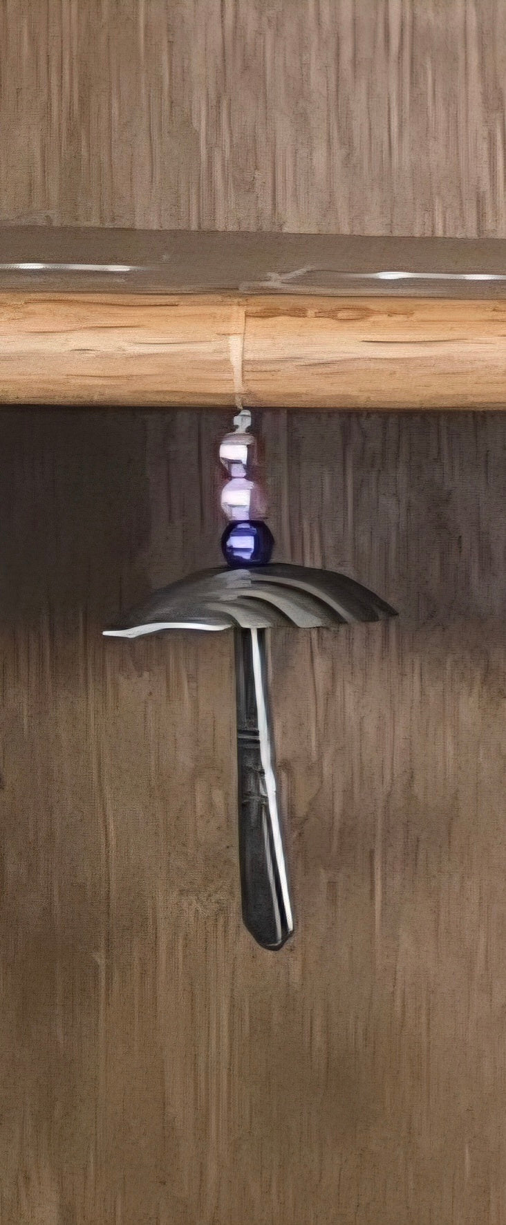 Display your love of mushrooms with these mushrooms crafted from repurposed spoons