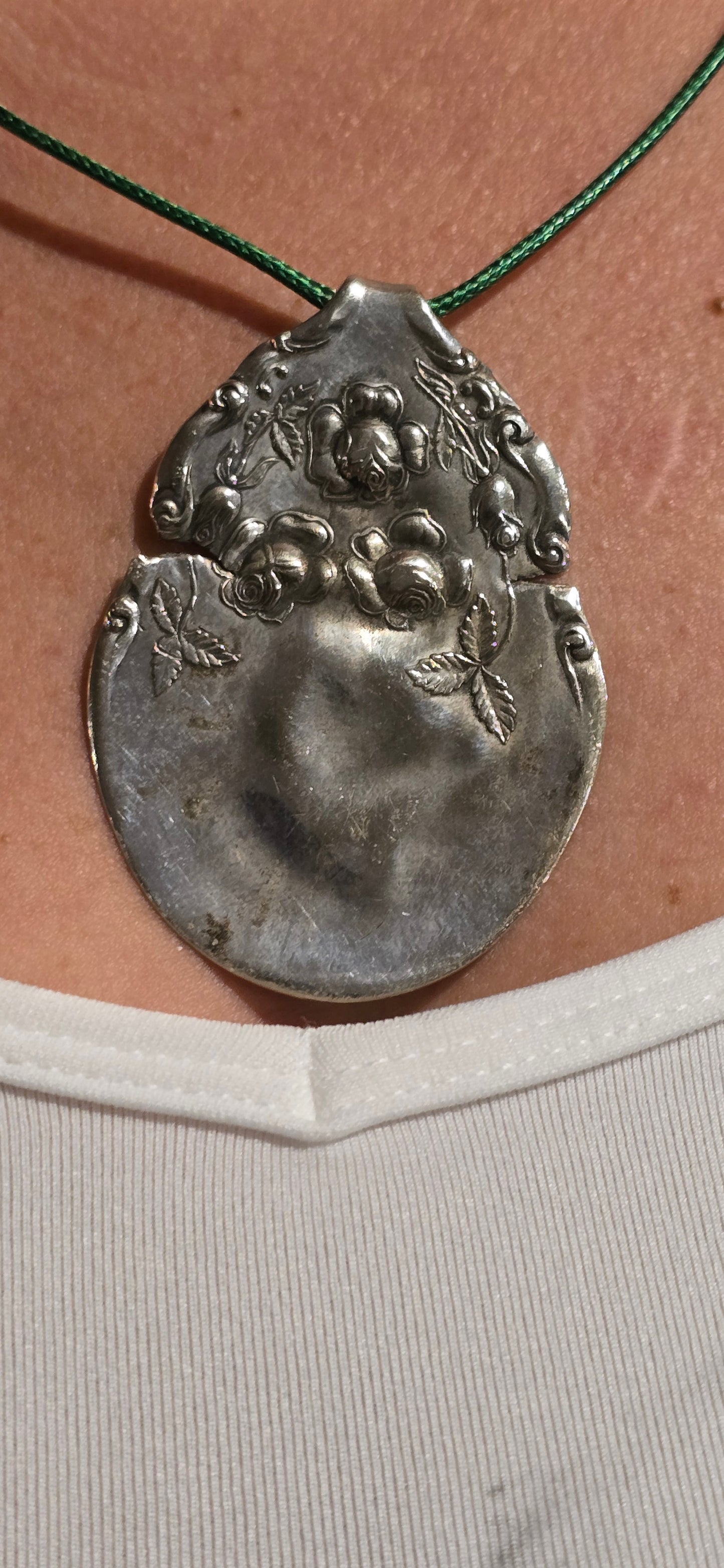 Silverplated necklace pendant