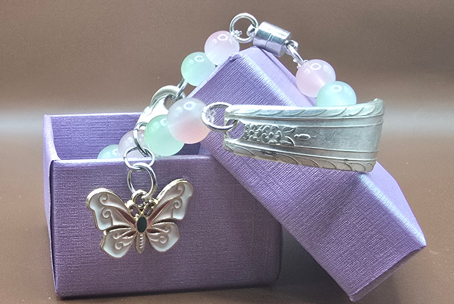 Repurposed spoon handle braclet