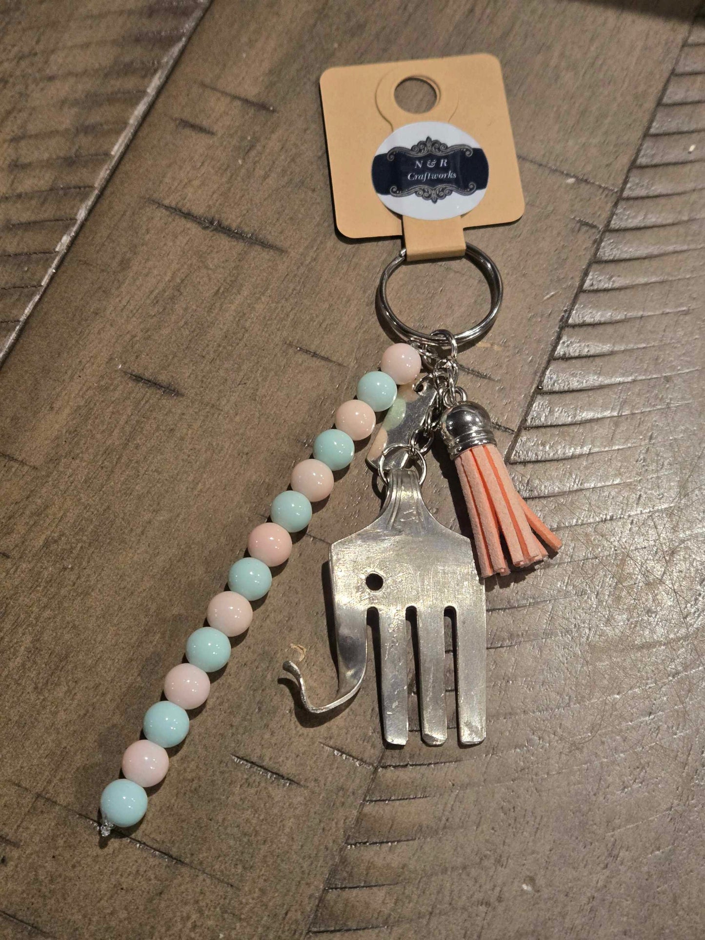 Vintage Repurposed Fork keychain